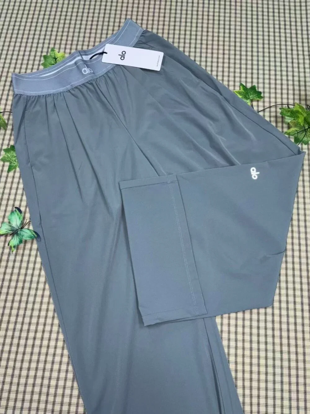 🧿Alo Yoga Suit Up Trouser Steel Grey Regular(30-inch)Tailored Look